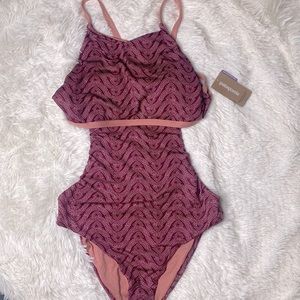 Patagonia Pink Purple Swimsuit Size Small